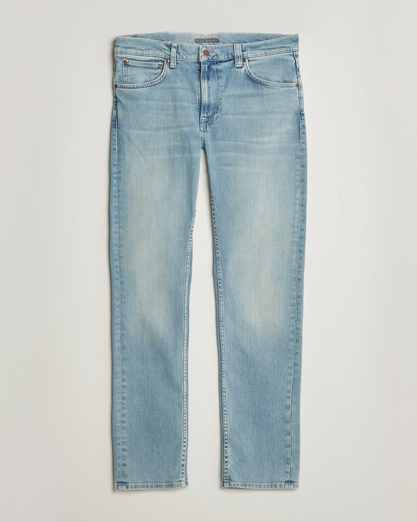 Nudie Jeans Lean Dean Jeans Shallow Sea – Blau