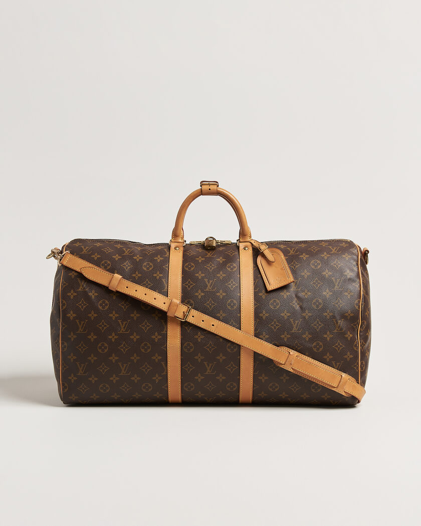 Louis Vuitton Pre-Owned Keepall 55 Bandouliére Monogram – Braun