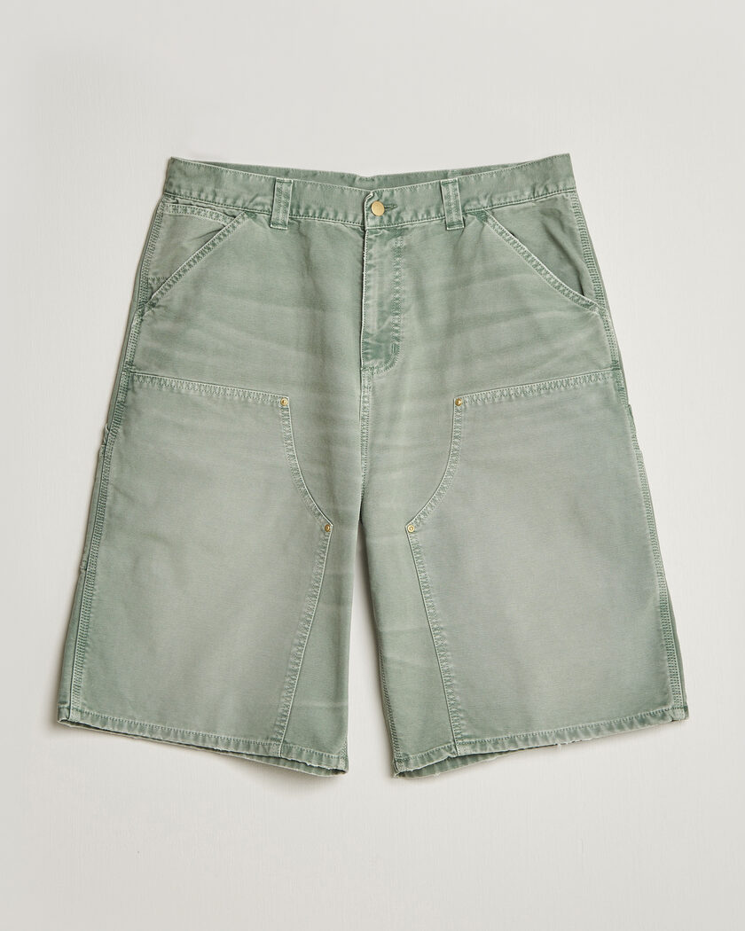 Carhartt WIP OG Dearborn Canvas Double Knee Shorts Shady Green – Grün