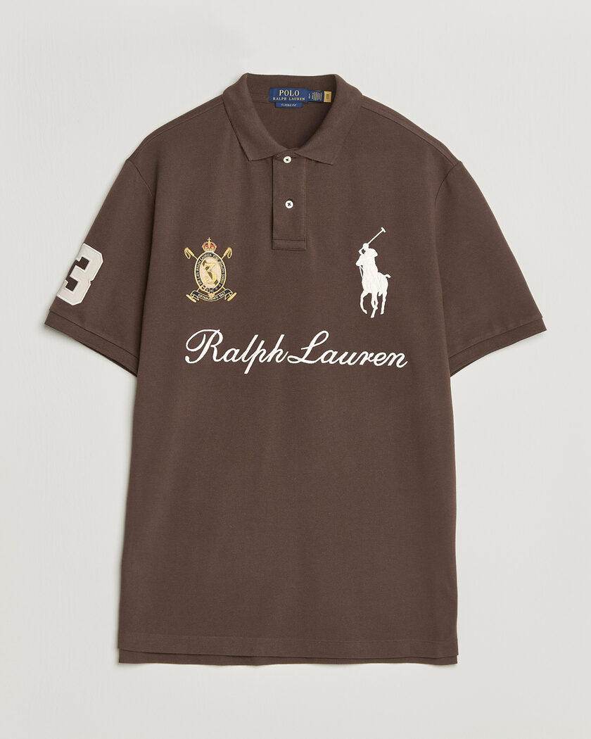 Polo Ralph Lauren Classic Fit Team Polo Nutmeg Brown – Braun