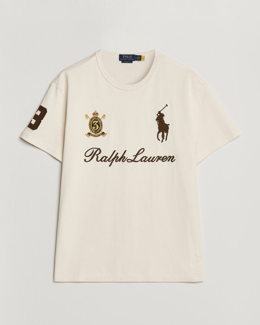  Polo Ralph Lauren Classic Fit Team T-shirt Guide Cream – Beige