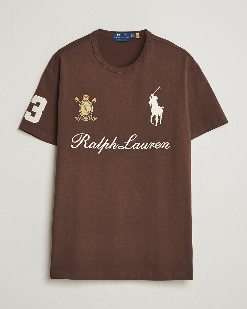 Polo Ralph Lauren Classic Fit Team T-shirt Nutmeg Brown – Braun