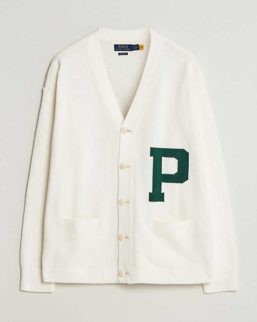 Polo Ralph Lauren P Cardigan Cream Combo – Weiß