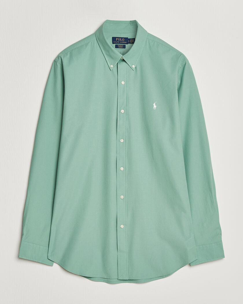 Polo Ralph Lauren Custom Fit Poplin Shirt Faded Mint – Grün