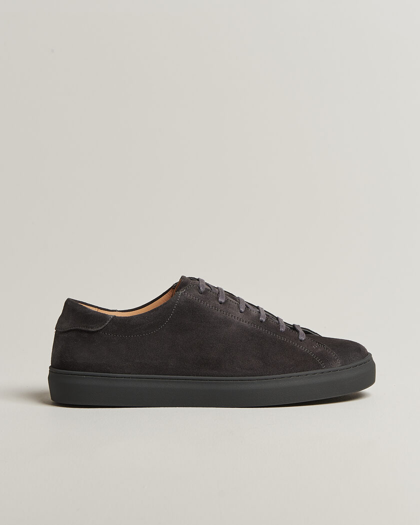 Myrqvist Oaxen Monochrome III Sneakers Dark Grey Suede – Grau