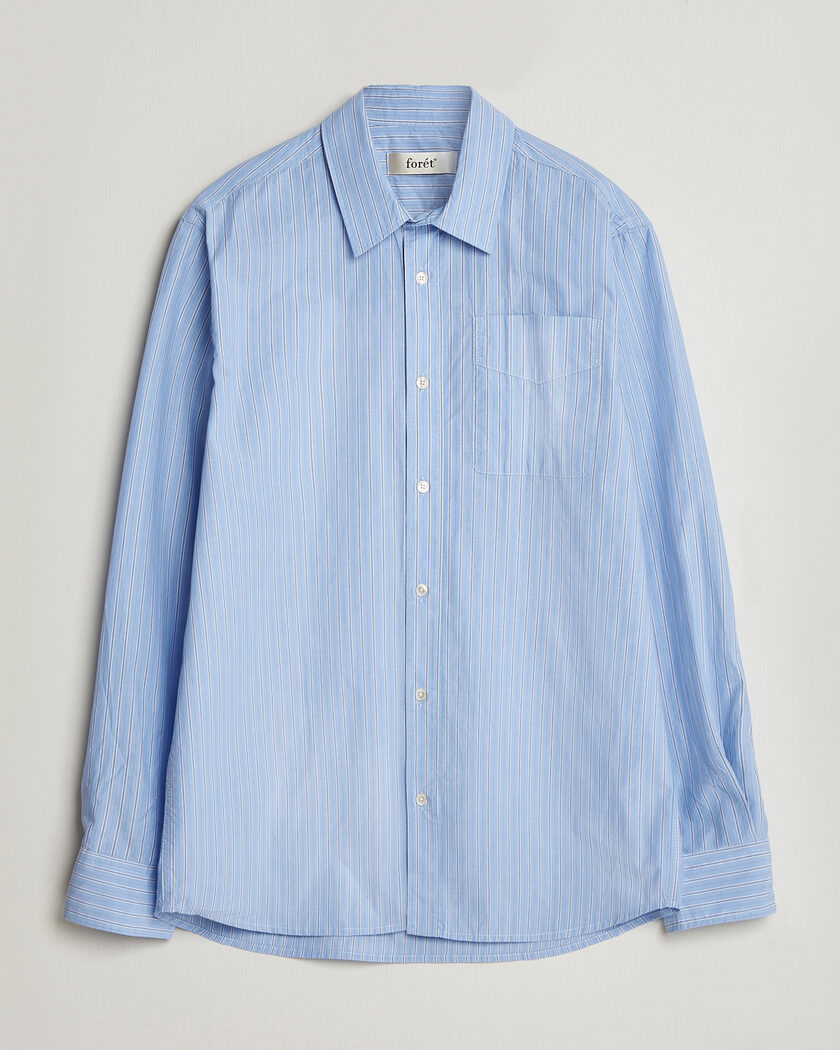 Forét Maple Regular Fit Poplin Shirt Light Blue – Blau