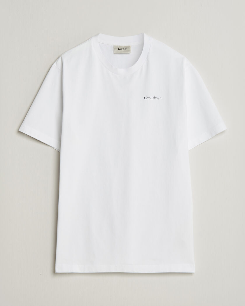 Forét Slow Down T-Shirt White – Weiß