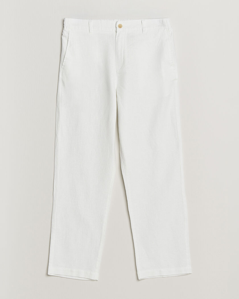 LES DEUX Linen Comfort Suit Pants White – Weiß