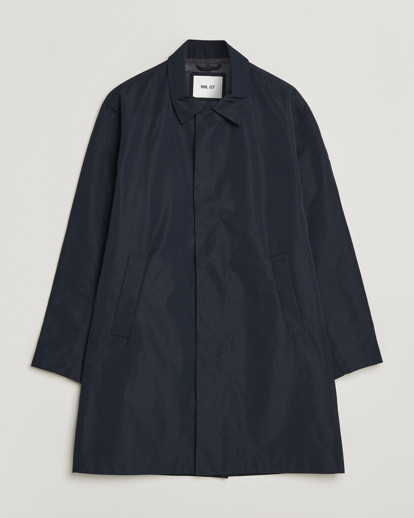 NN07 Steve Technical Coat Deep Navy – Blau