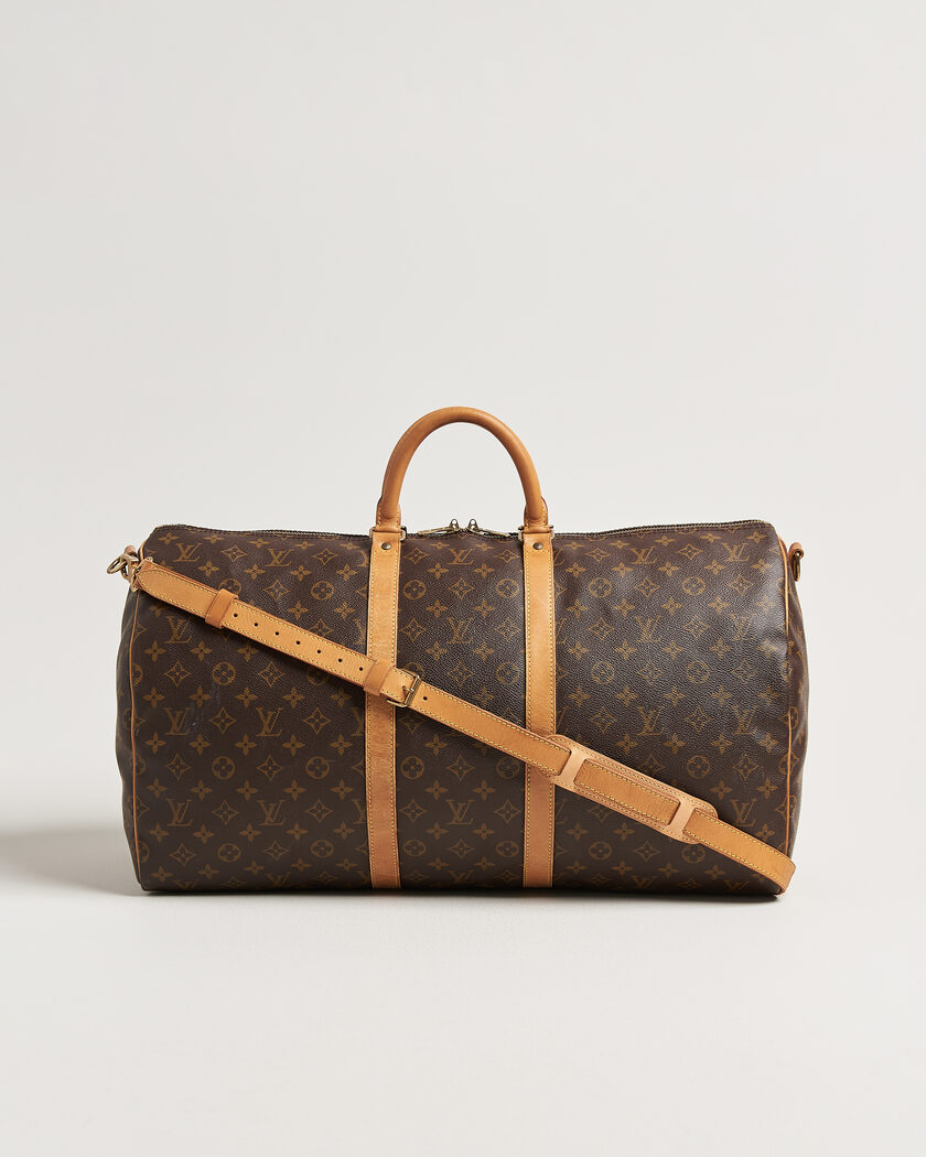 Louis Vuitton Pre-Owned Keepall 55 Bandouliére Monogram – Braun