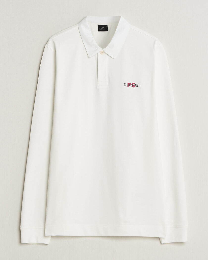 PS Paul Smith Organic Cotton Rugger Off White – Weiß
