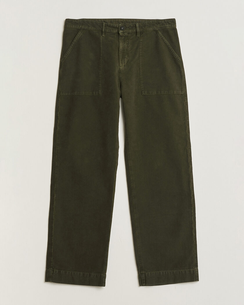 Massimo Alba Regata Moleksine Pants Forest Night – Grün