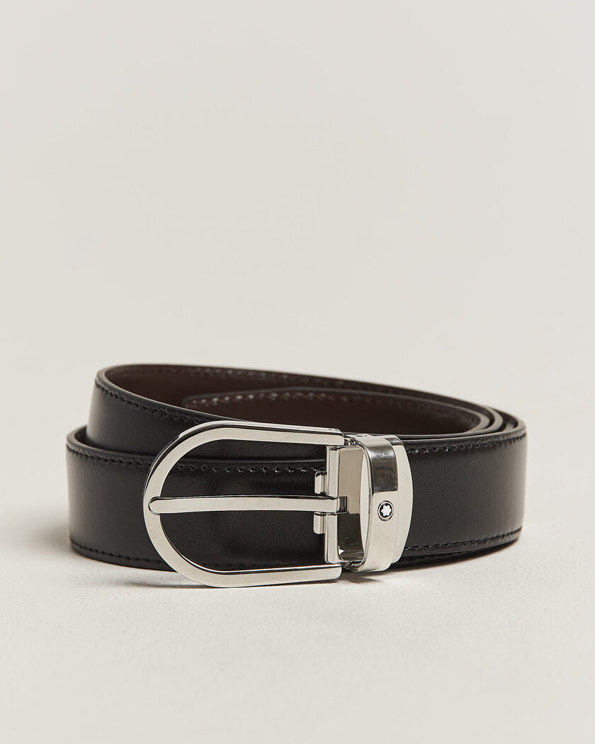 Montblanc Meisterstück Horseshoe 30mm Reversible Belt Black/Brown – Braun