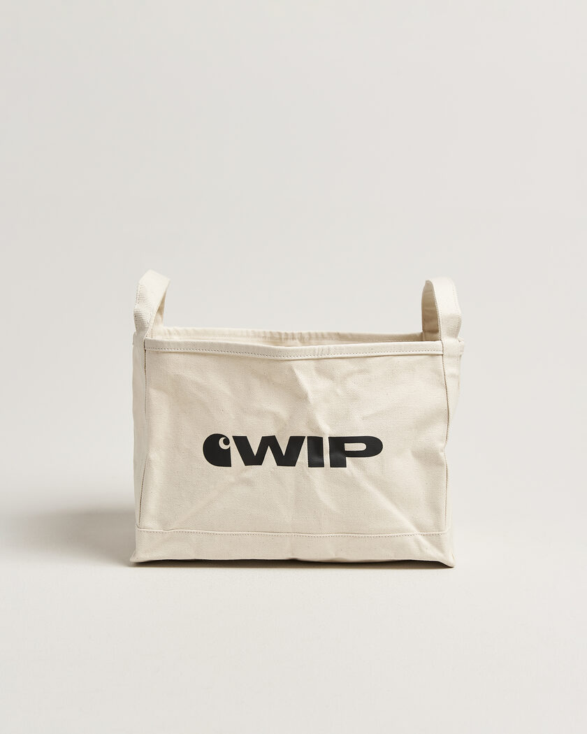 Carhartt WIP Whip Magazine Canvas Basket Natural – Weiß
