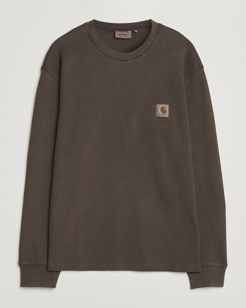 Carhartt WIP Long Sleeve Waffle T-Shirt Tobacco – Braun