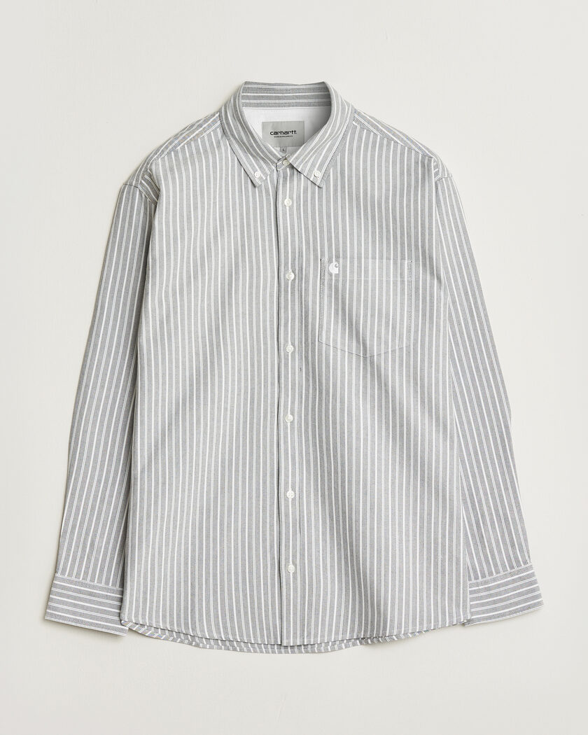 Carhartt WIP Canan Striped Oxford Shirt Black – Schwarz
