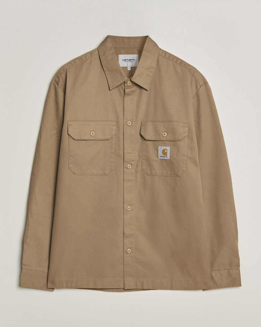  Carhartt WIP Craft Twill Shirt Leather – Beige