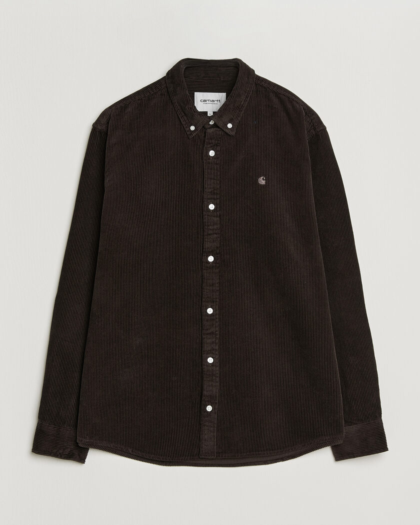 Carhartt WIP Madison Cord Shirt Tobacco – Braun