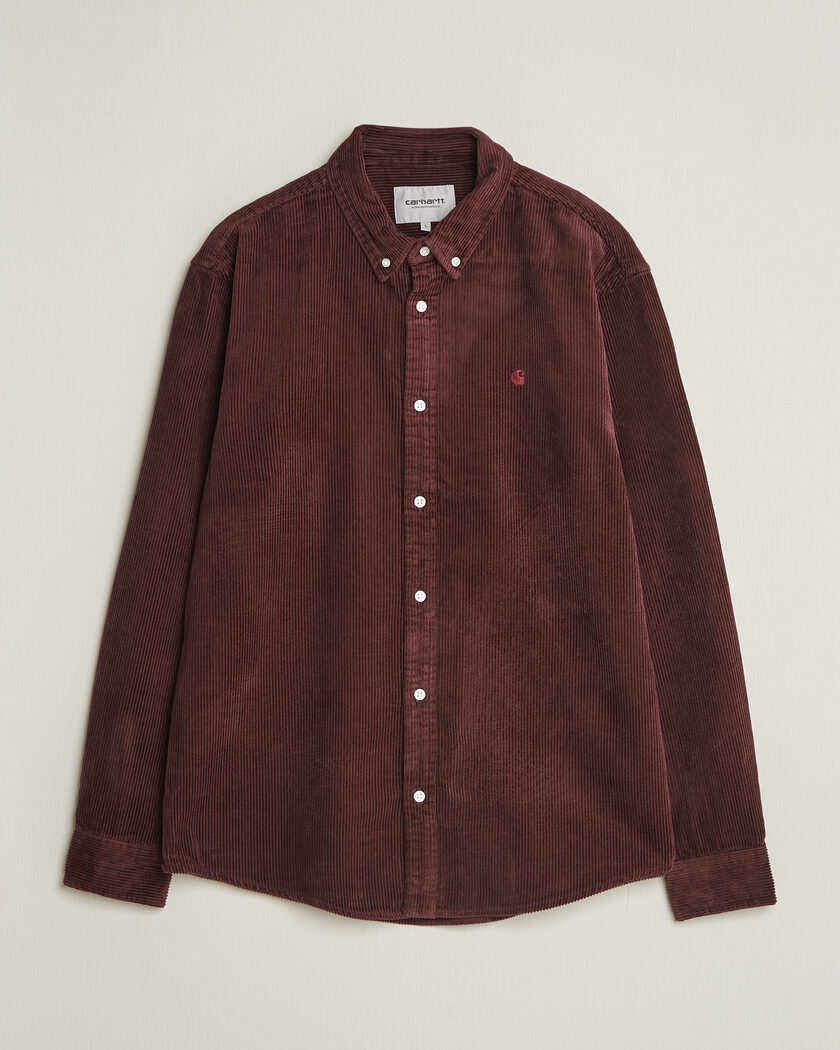 Carhartt WIP Madison Cord Shirt Amarone – Beige
