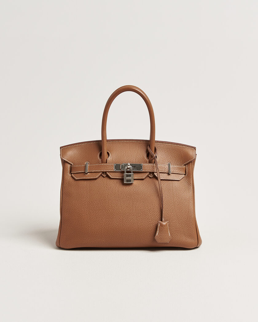 Hermès Pre-Owned Birkin 30 Togo Leather Gold – Braun
