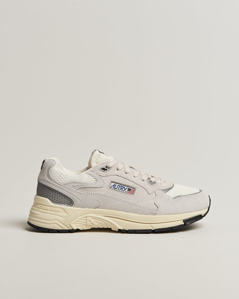 Autry Hyperway Low Suede Running Sneaker Light Grey – Grau