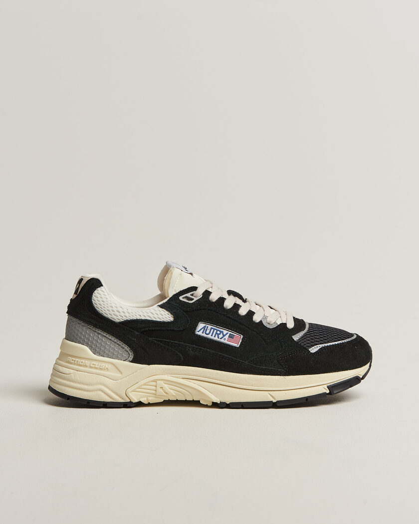 Autry Hyperway Low Suede Running Sneaker Black – Schwarz