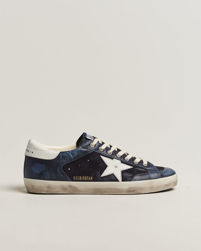 Golden Goose Super-Star Sneakers Dark Blue – Blau