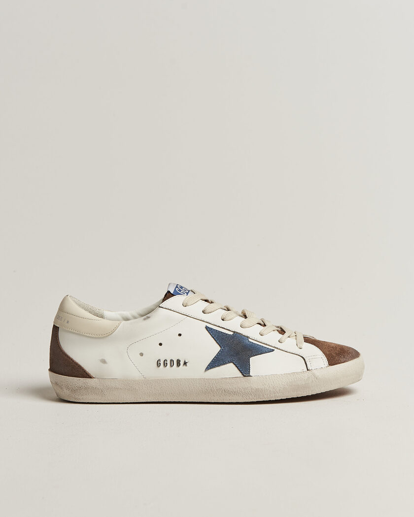 Golden Goose Super-Star Sneakers White/Denim – Weiß