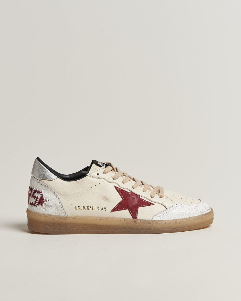 Golden Goose Ball Star Sneakers White/Red – Weiß
