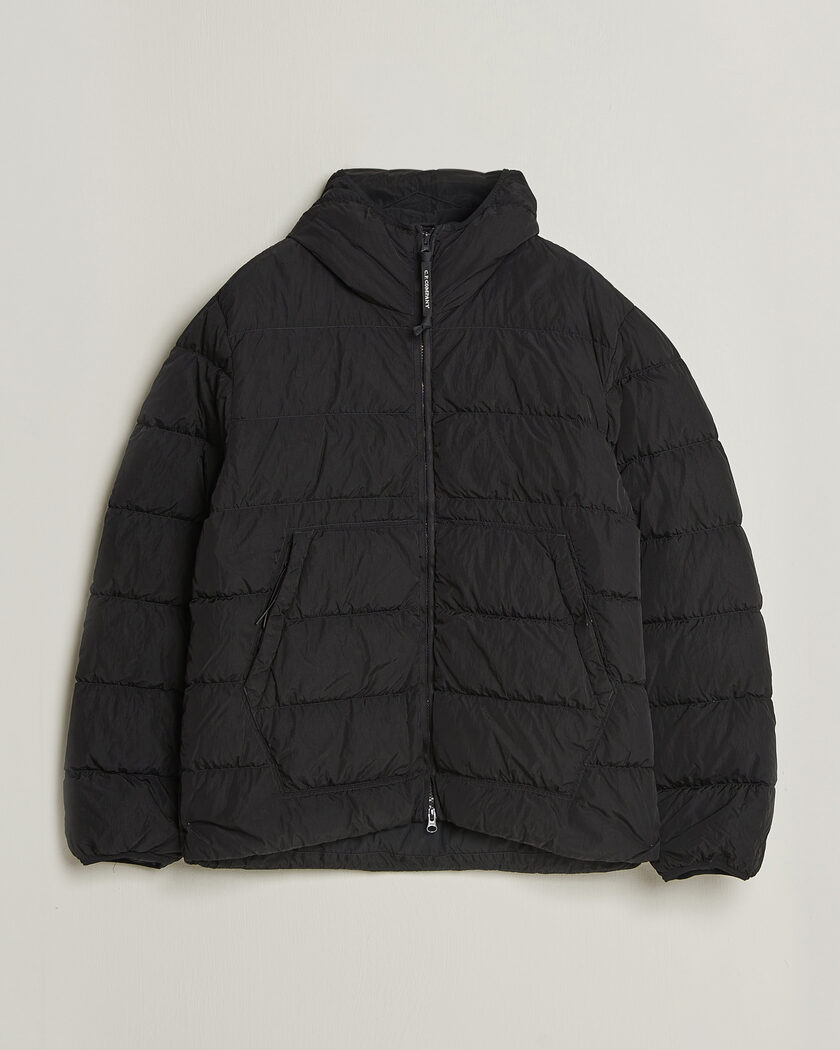 C.P. Company Chrome-R Goggle Down Jacket Black – Schwarz