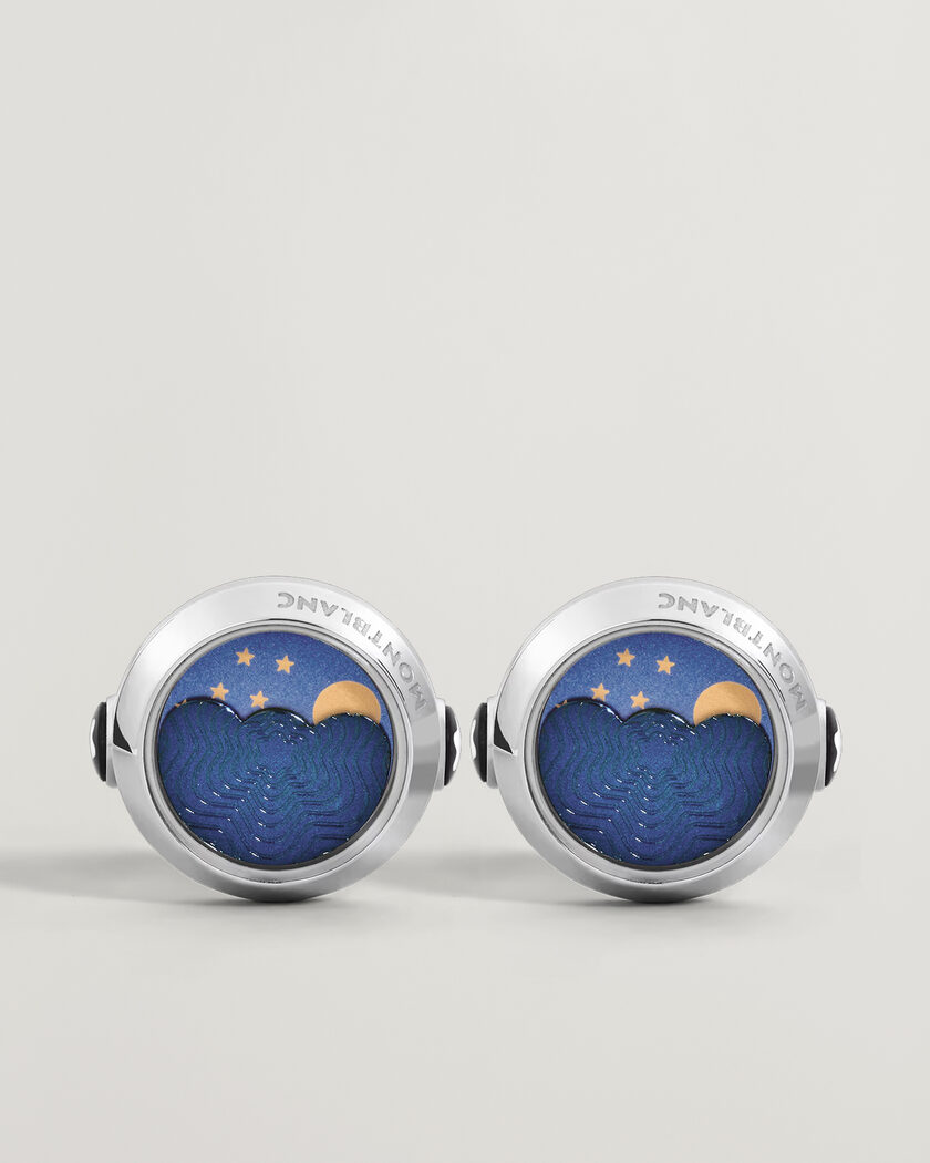Montblanc Cufflinks Moonphase Movement  – Silber