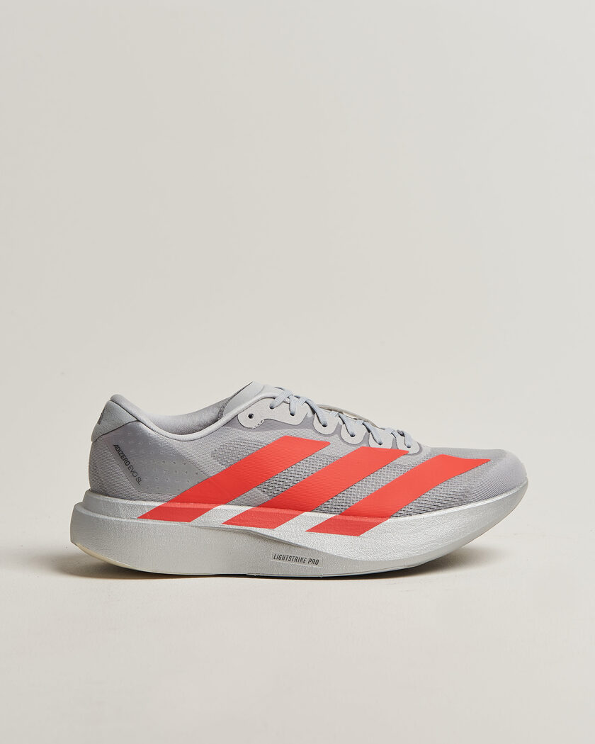 adidas Performance Adizero Evo SL Silver/Red – Grau