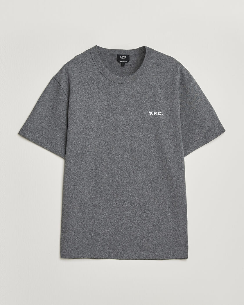 A.P.C. Boxy Fit Petit VPC T-Shirt Heathered Anthracite – Grau