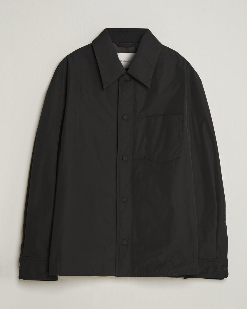 AMI Padded Shirt Jacket Black – Schwarz