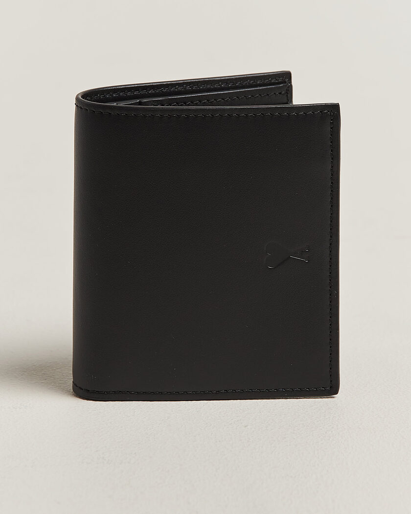 AMI Tonal Heart Logo Wallet Black – Schwarz