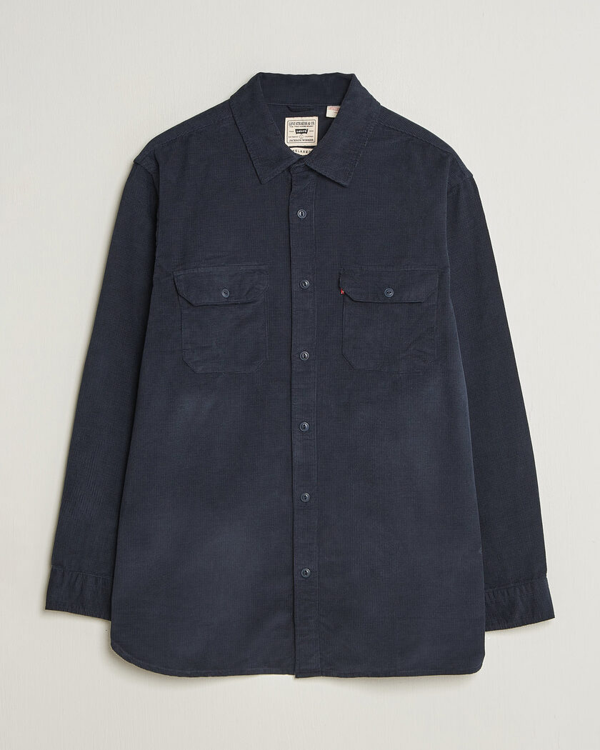 Levi's Jackson Corduroy Worker Shirt Nightfall Navy – Blau