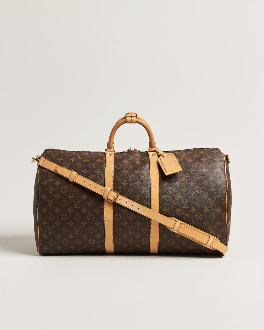 Louis Vuitton Pre-Owned Keepall Bandouliére 55 Monogram – Braun