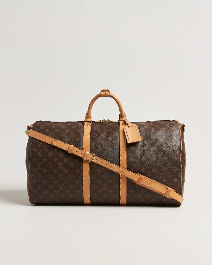 Louis Vuitton Pre-Owned Keepall Bandouliére 55 Monogram – Braun