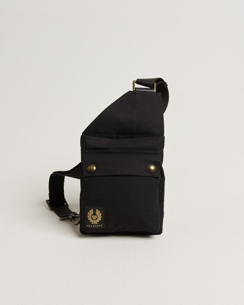 Belstaff Trailmaster Waxed Crossbody Bag Black – Schwarz