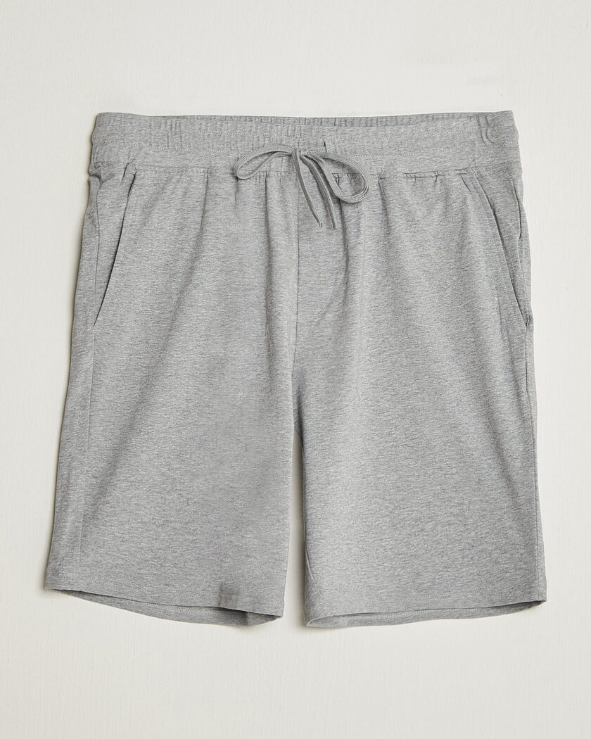 Bread & Boxers Pyjama Shorts Grey Melange – Grau