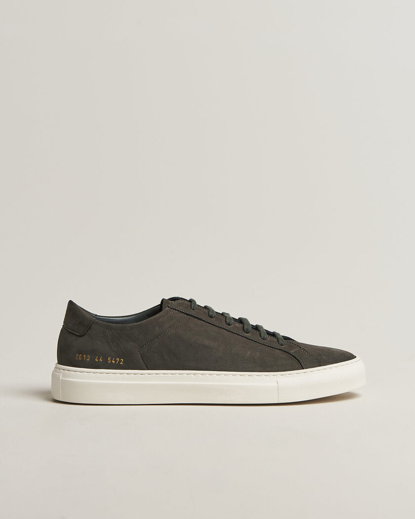 Common Projects Original Achilles Nubuck Sneaker Dark Grey – Grau