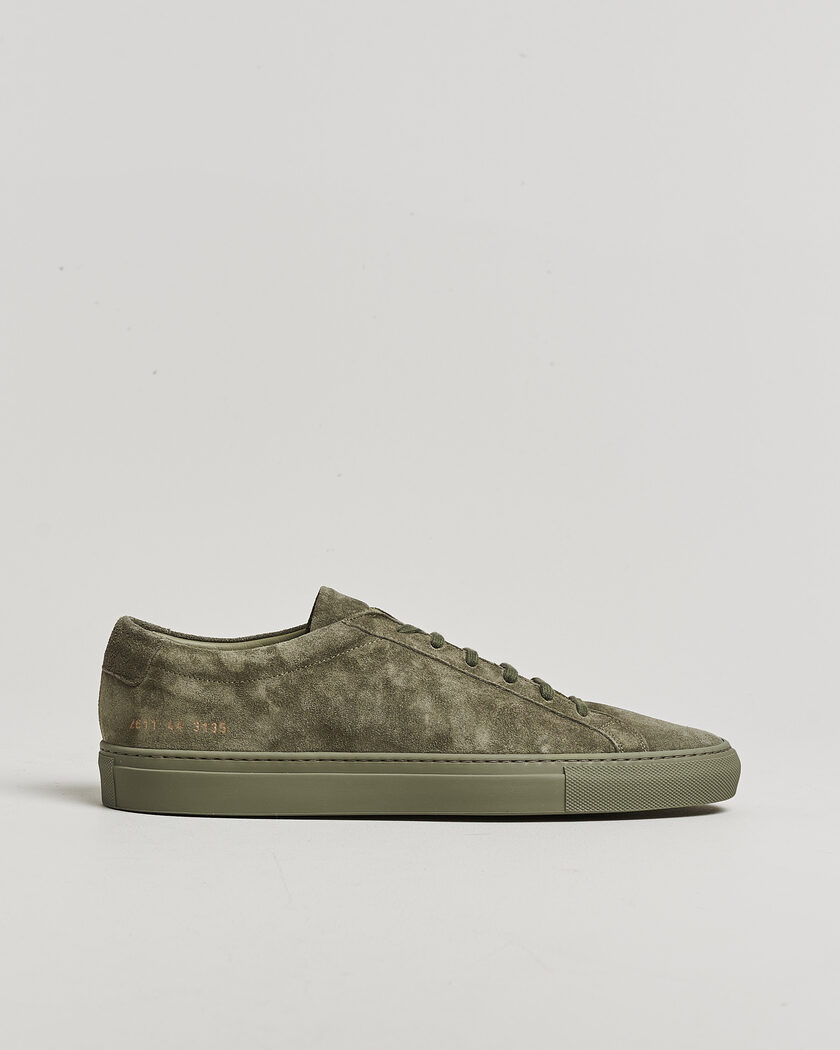 Common Projects Original Achilles Suede Sneaker Moss – Grün