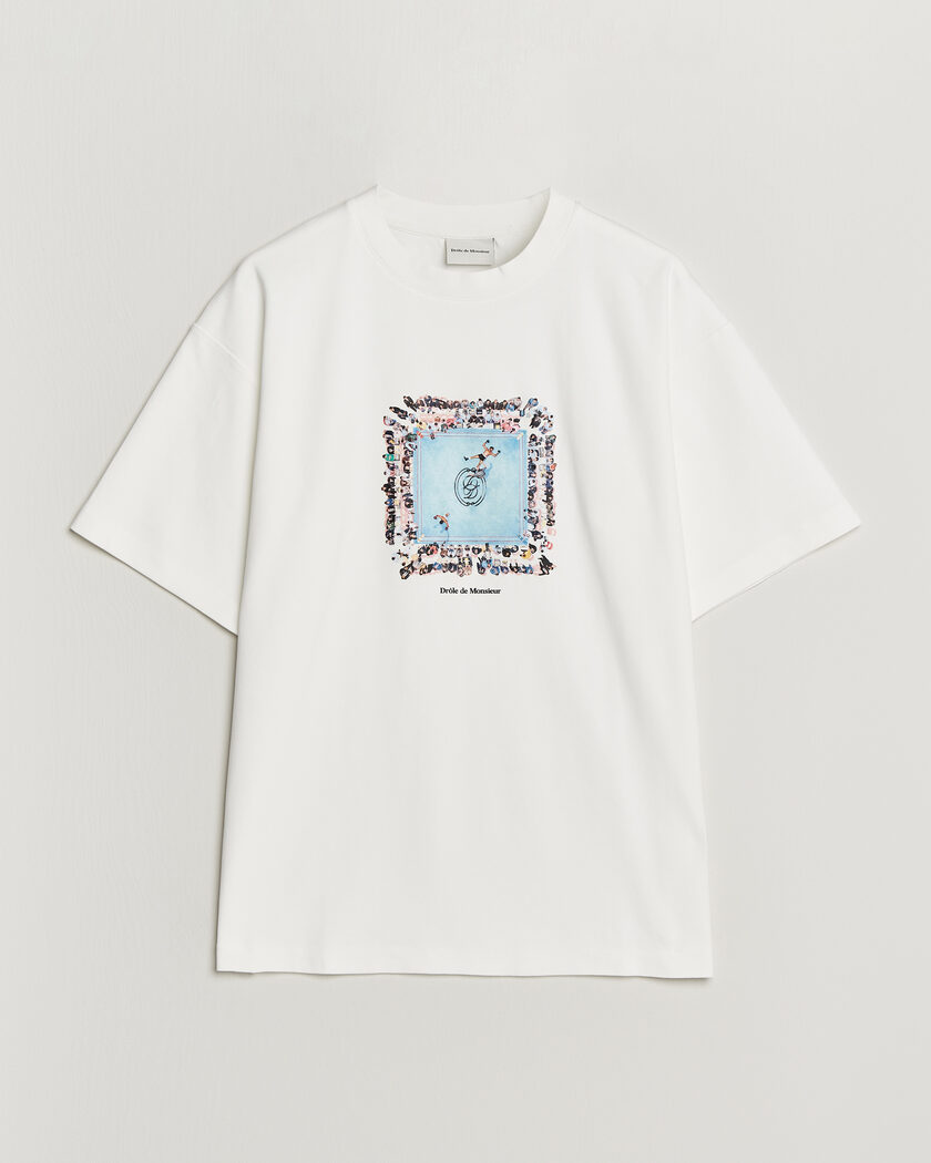 Drôle de Monsieur Boxers Ring T-Shirt Off White – Weiß
