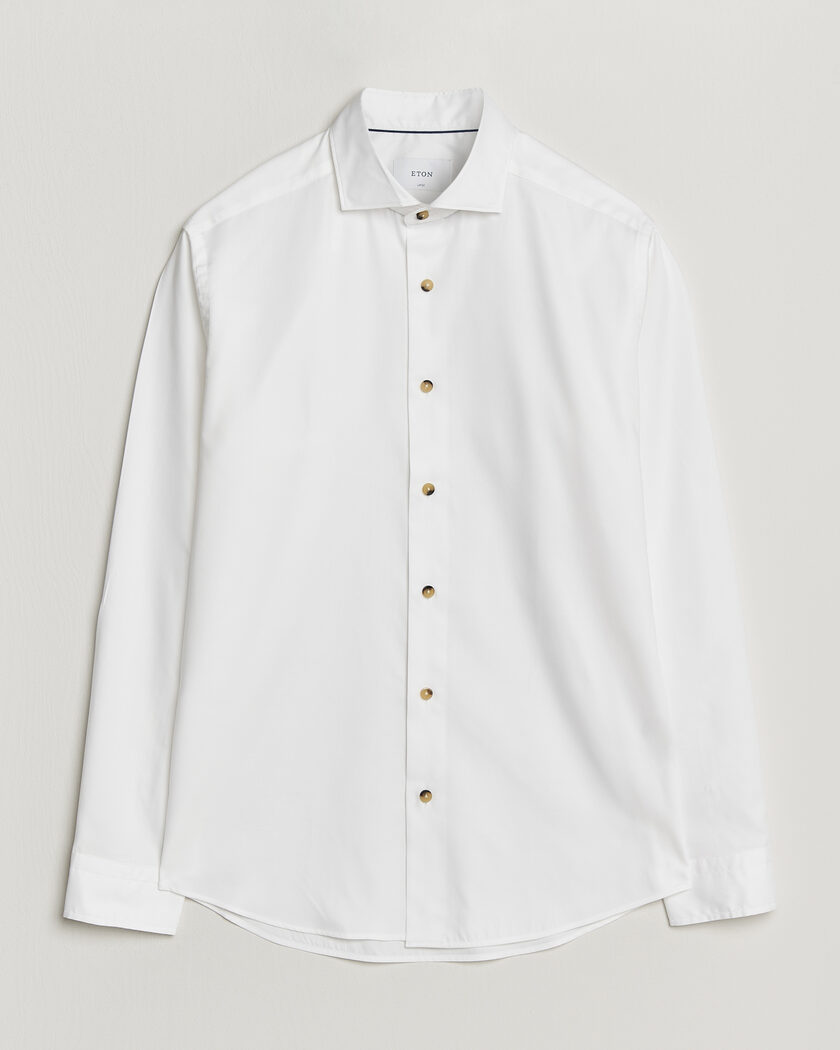 Eton Signature Oxford Shirt White – Weiß