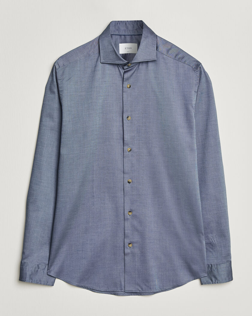 Eton Signature Oxford Shirt Blue – Blau