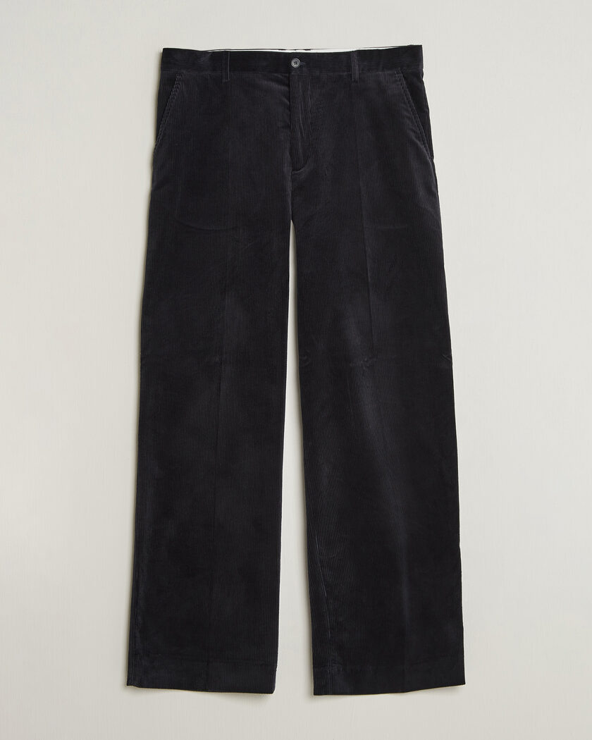 Filippa K Hector Corduroy Trousers Dark Navy – Blau