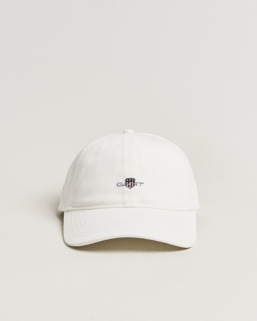 Gant Cotton Twill Cap Eggshell – Weiß
