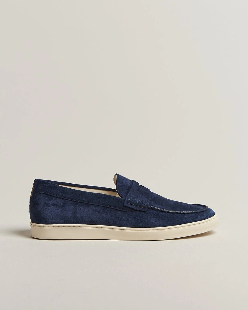 Brunello Cucinelli Penny Loafers Midnight Blue – Blau