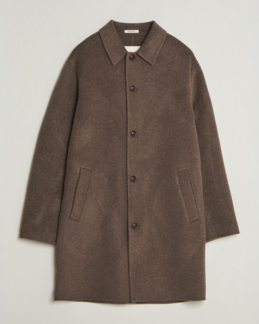 Gant Handstitched Wool/Cashmere Top Coat Shadow Brown – Braun