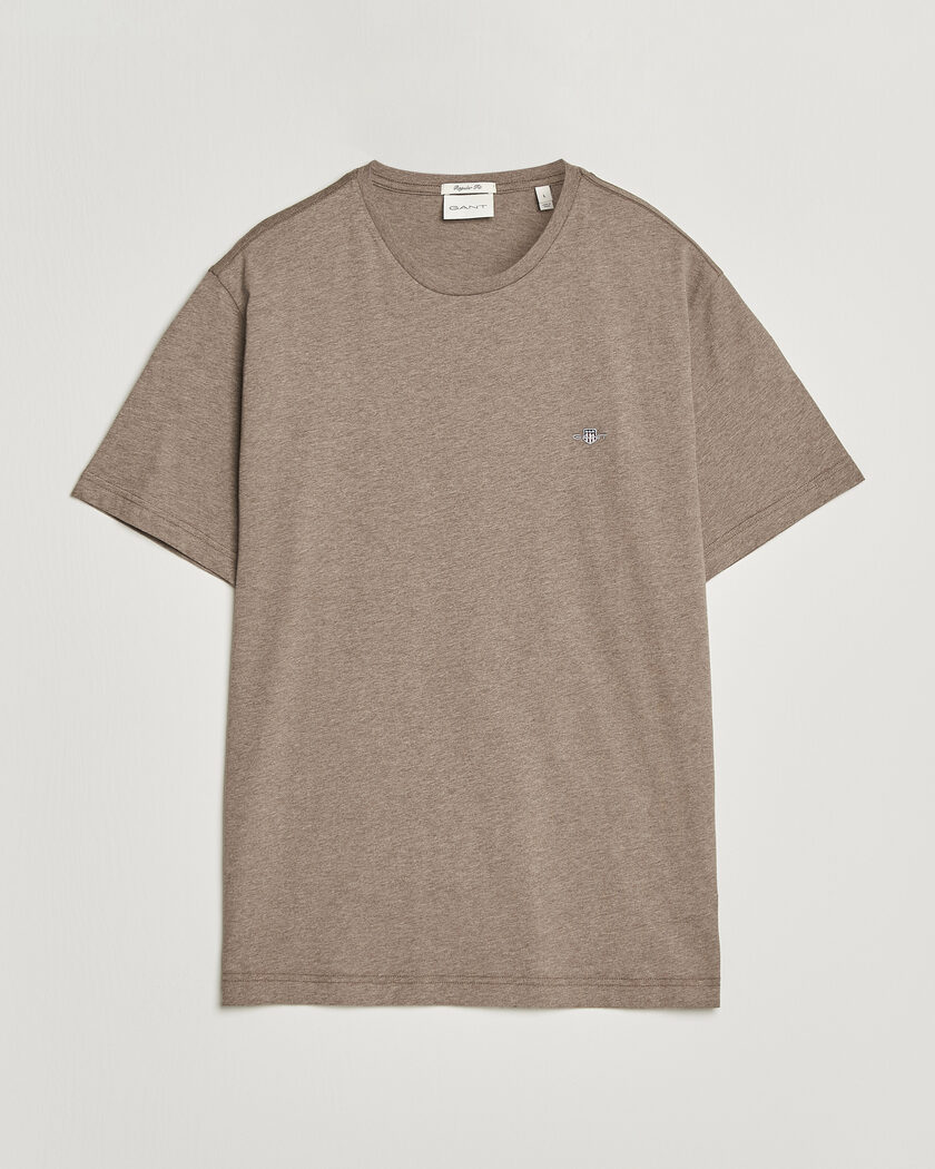 Gant The Original T-Shirt Dark Hazelnut Melange – Braun